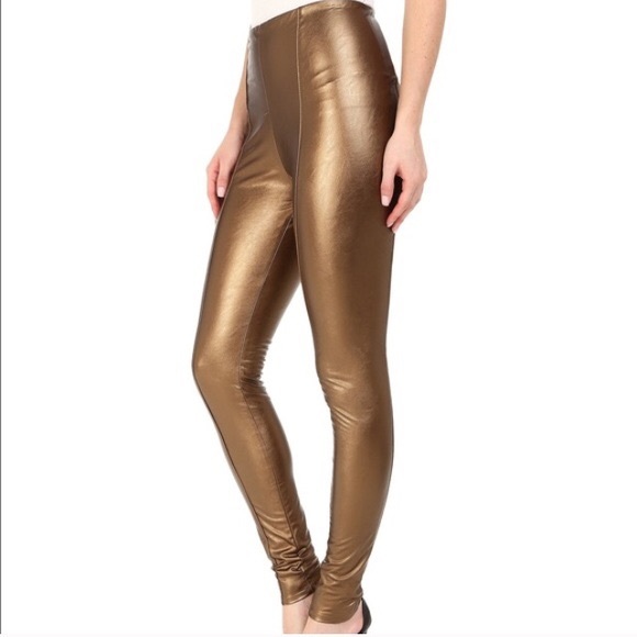 Lysse Pants - NWT Lysse Metallic Copper Vegan Leather Leggings